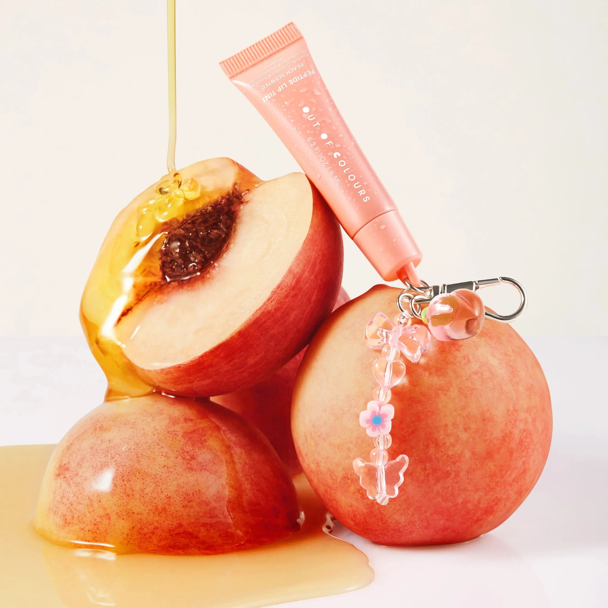 Peptide Lip Tint Peachy - Peach scent - Out of Colours Malaysia - Viral Products - Find us on Tik Tok, Shopee and Lazada!