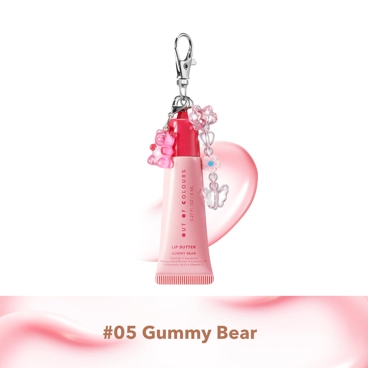 Lip Butter Balm Gummy Bear - Sugar Scented - Out of Colours Malaysia - Viral Products - Find us on Tik Tok, Shopee and Lazada!