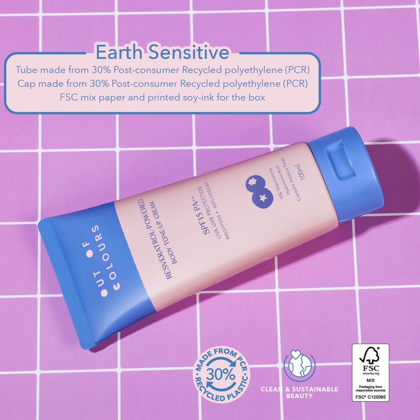 Resveratrol-Powered Body Tone-Up Cream SPF 15 PA++ - Out of Colours Malaysia - Viral Products - Find us on Tik Tok, Shopee and Lazada!
