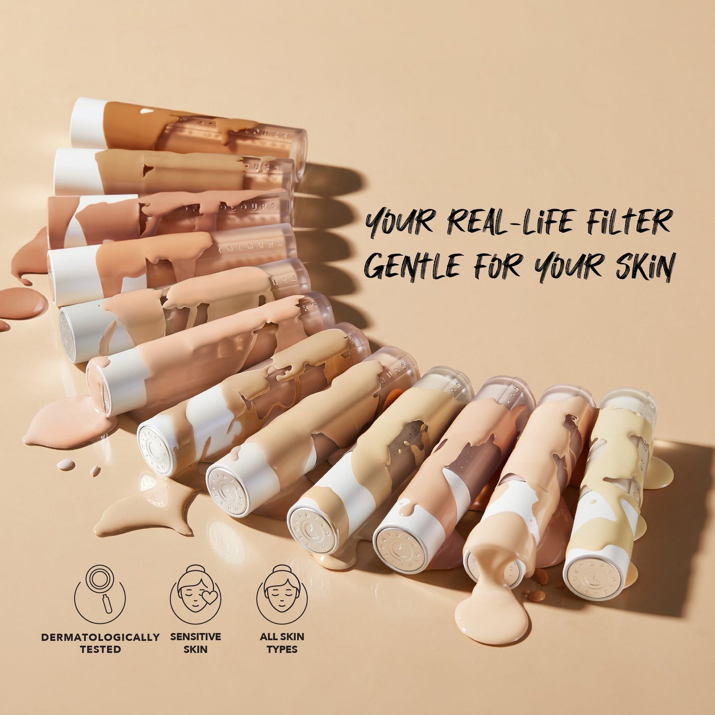 Filter Skin Concealer LM2 SAND Light medium sand in neutral undertones - Out of Colours Malaysia - Viral Products - Find us on Tik Tok, Shopee and Lazada!
