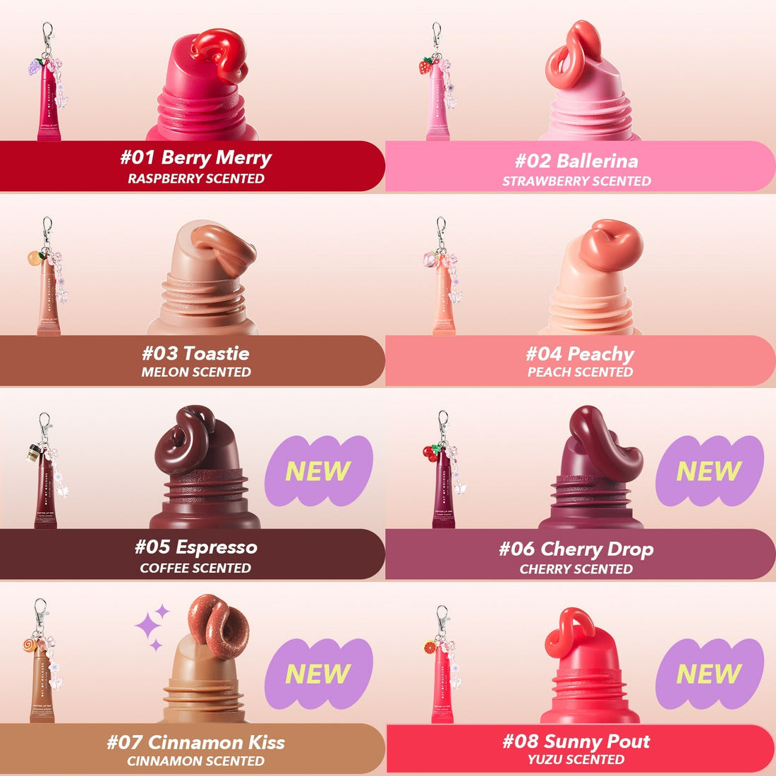 8 Cute Peptide Lip Tints - Order Now for Fast Delivery in Malaysia