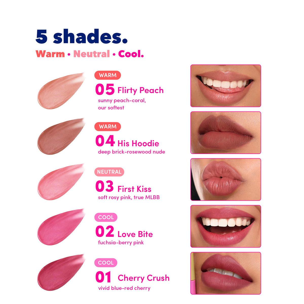 Which Lip Stain Shade Suits Your Undertone? A Guide for Warm, Cool & Neutral Asian Skin