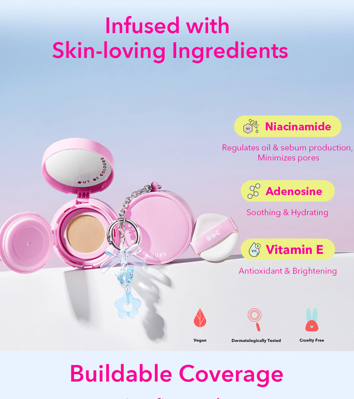 Glow On-The-Glow Mesh Cushion Bundle - Out of Colours Malaysia - Viral Products - Find us on Tik Tok, Shopee and Lazada!