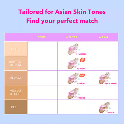 Glow On-The-Glow Mesh Cushion Bundle - Out of Colours Malaysia - Viral Products - Find us on Tik Tok, Shopee and Lazada!