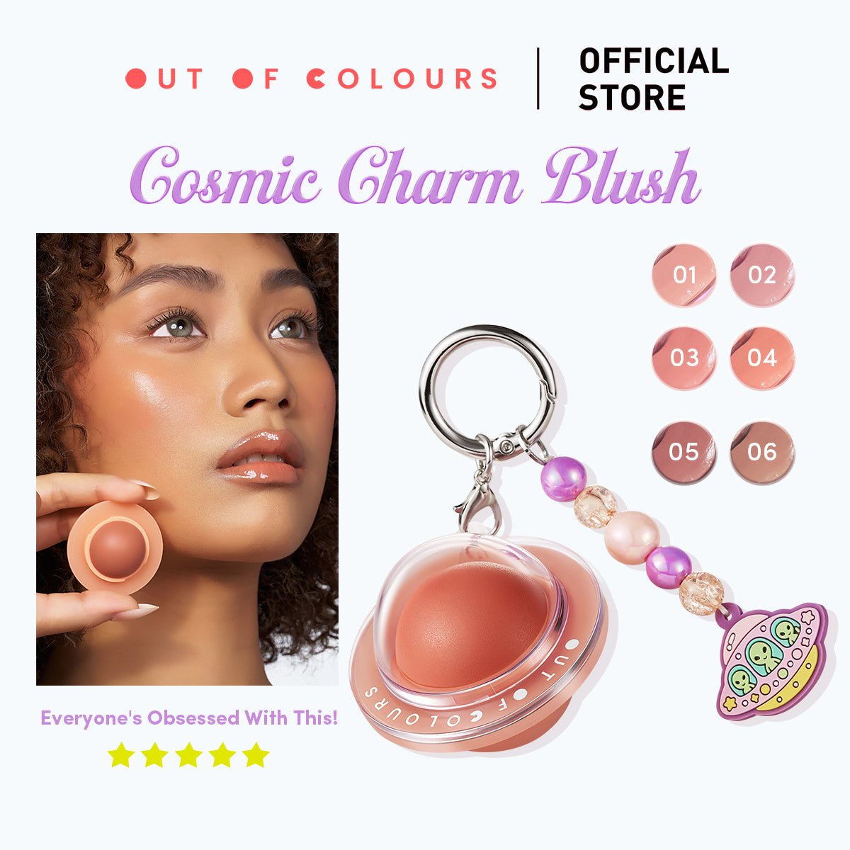 Cosmic Charm Blush - Out of Colours Malaysia - Viral Products - Find us on Tik Tok, Shopee and Lazada!