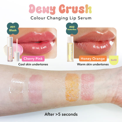 Dewy Crush Colour Changing Lip Serum Set
