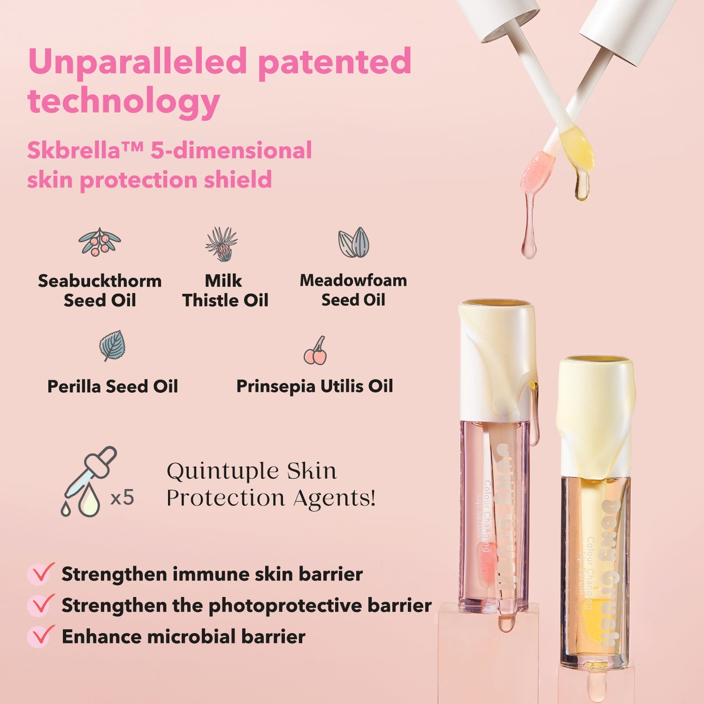 Dewy Crush Colour Changing Lip Serum Set