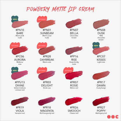 Powdery Matte Lip Cream