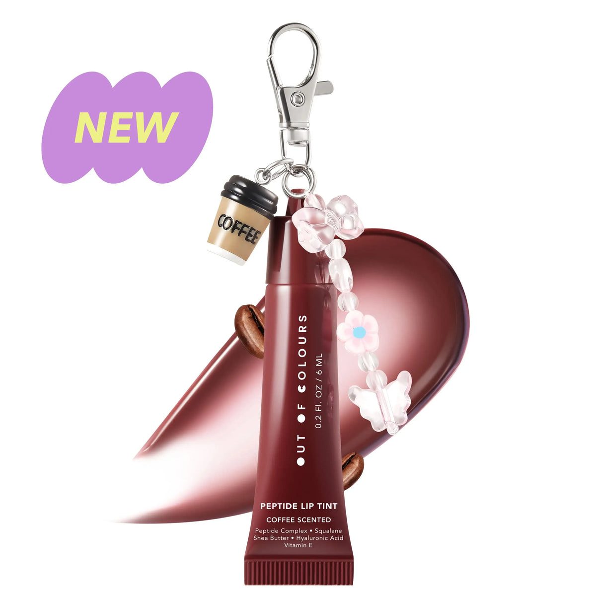 Peptide Lip Tint Espresso - Coffee Scent - Out of Colours Malaysia - Viral Products - Find us on Tik Tok, Shopee and Lazada!