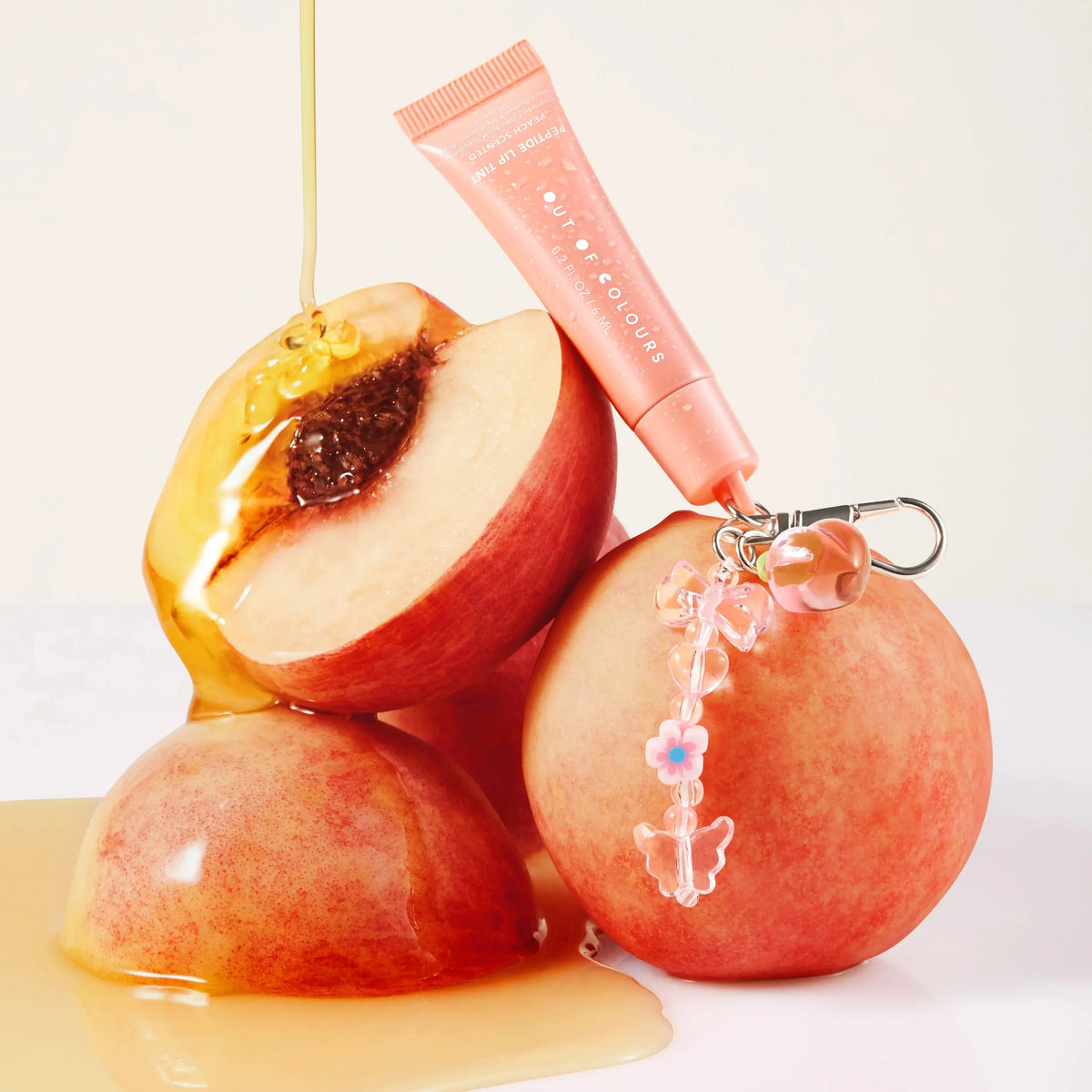 Peptide Lip Tint Peachy - Peach Scent - Out of Colours Malaysia - Viral Products - Find us on Tik Tok, Shopee and Lazada!